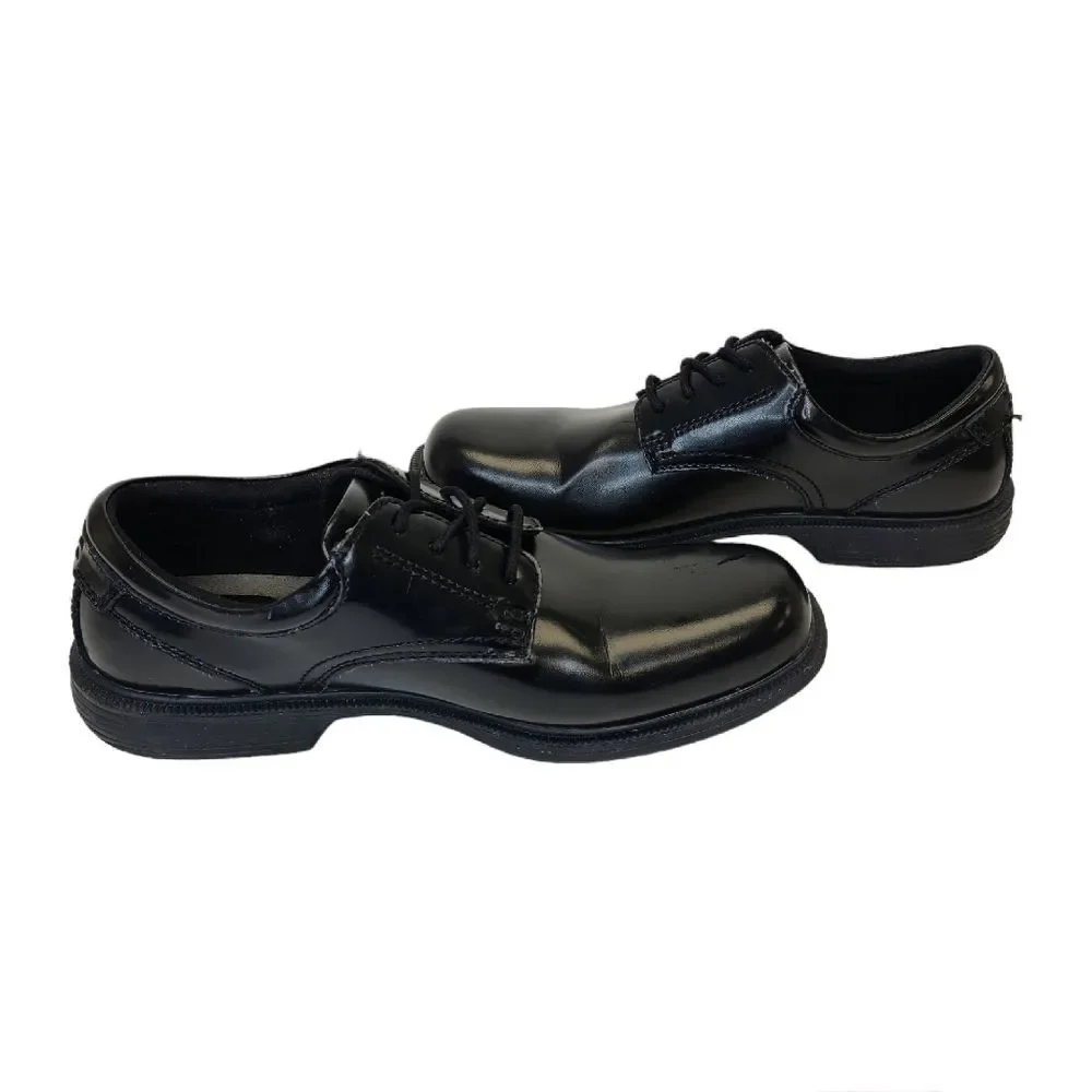 Nunn Bush Mens Baker Street Plain Toe Oxford Comfort Black Laced Shoes Sz 11M